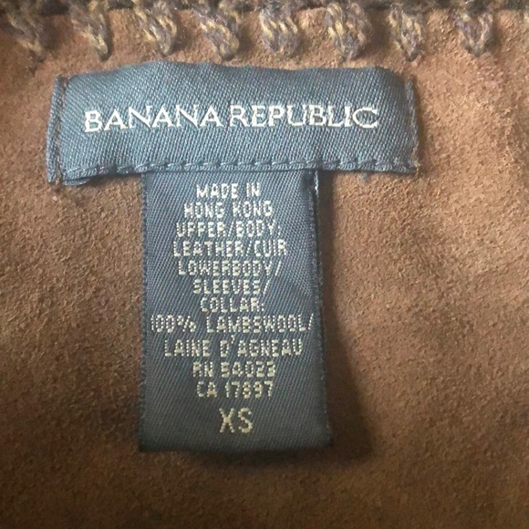 Banana Republic suede knit jacket - Picture 4 of 8